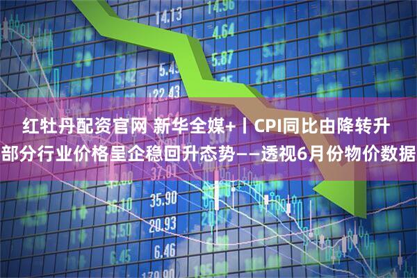 红牡丹配资官网 新华全媒+丨CPI同比由降转升 部分行业价格呈企稳回升态势——透视6月份物价数据